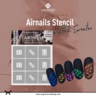  Airnail Stencil Knitted Sweater